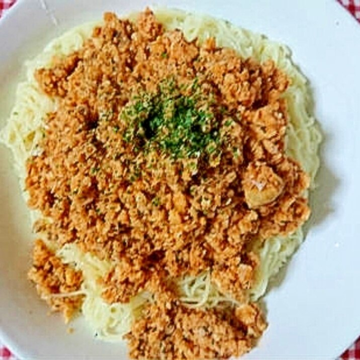 ヘルシー!豆腐さばケチャソース!